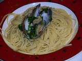 Spaghetti alle Vongole, or Spaghetti with Mussels