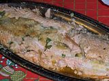 Image of Salmone, a popular fish that is used in the Italian 7-fish Christmas Eve dinner