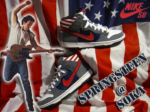 Single Album Art Bruce Springsteen Born In The Usa. art of Bruce Springsteen's