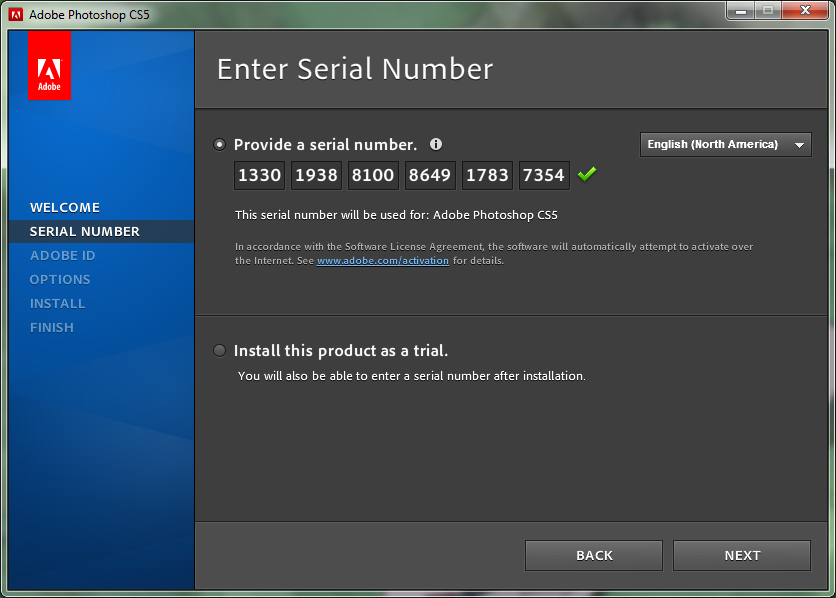 serial number for photoshop cs5 mac