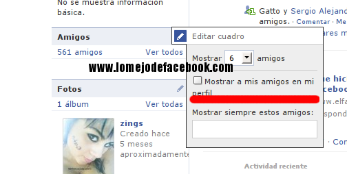 ocultar amigos en facebook ocultar amigos en facebook