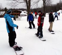 Schuss Snowboarders