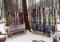 Ski Bench Shanty Crk