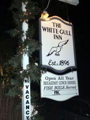 White Gull Sign
