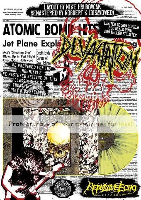 Devastation Tx Usa Idolatry Lp 2017 Reissue Metal Underground