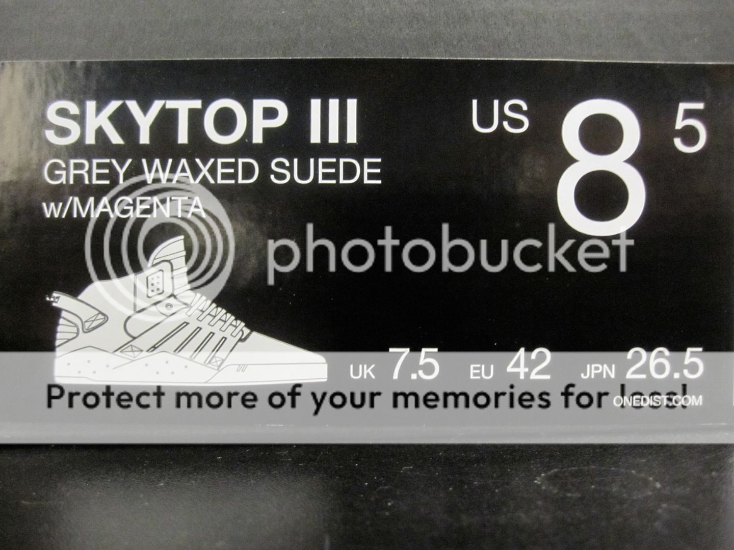 Supra Skytop III Grey Suede Magenta sz 8 13 BNIB $165  