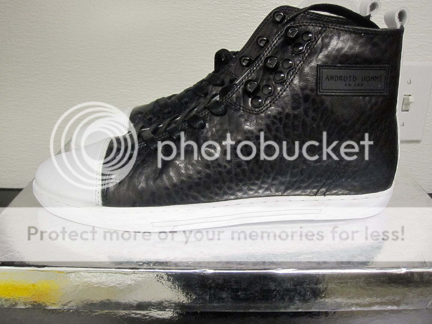 Android Homme Craft Hi Black Stone Sz 8 13 BNIB $165  