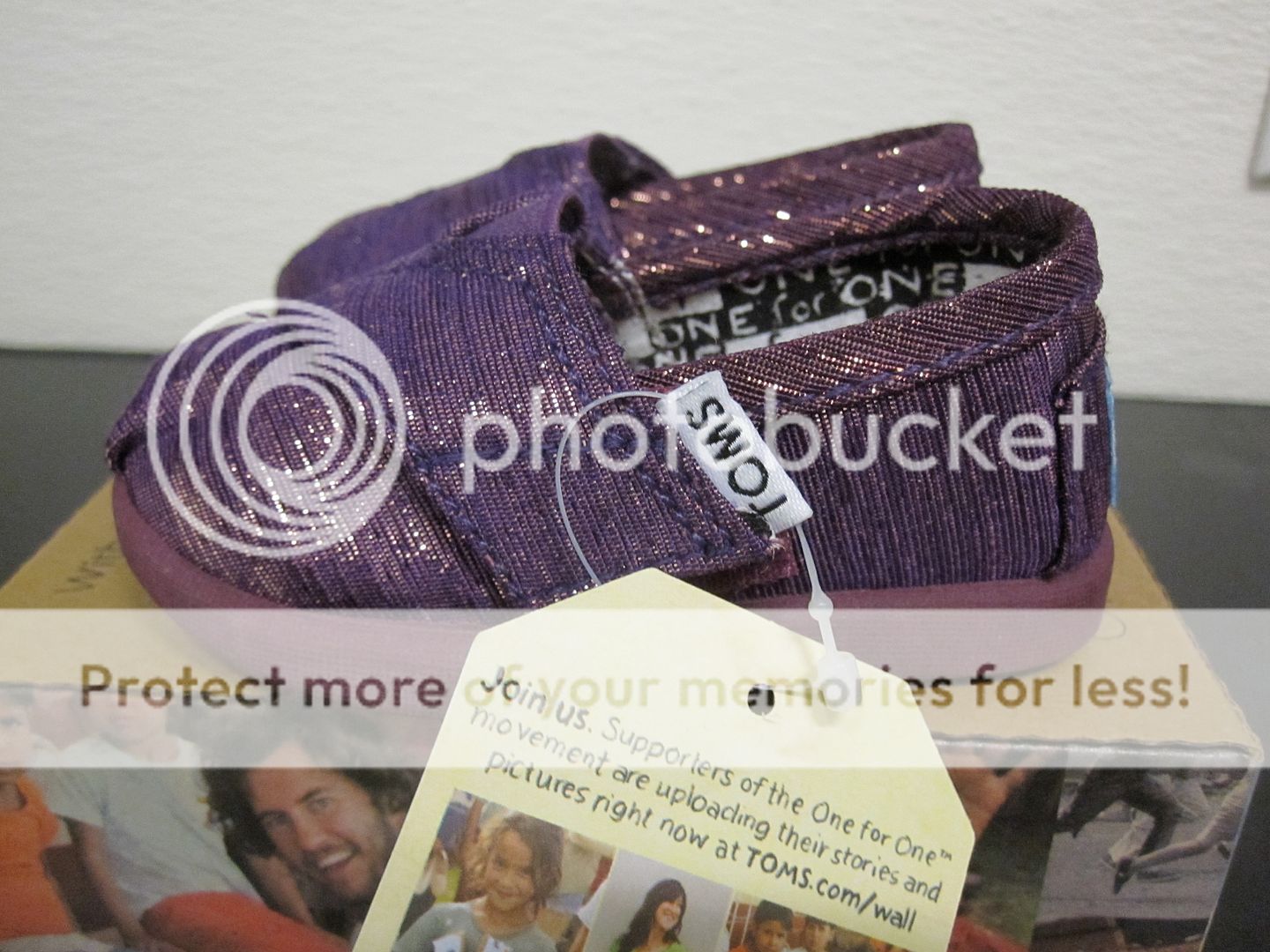 Tiny Toms Purple Sparkles size T2 T11 BNIB  