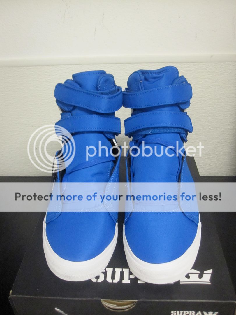 Supra Society Cobalt in Royal/White 8 13 NIB MSRP $130  