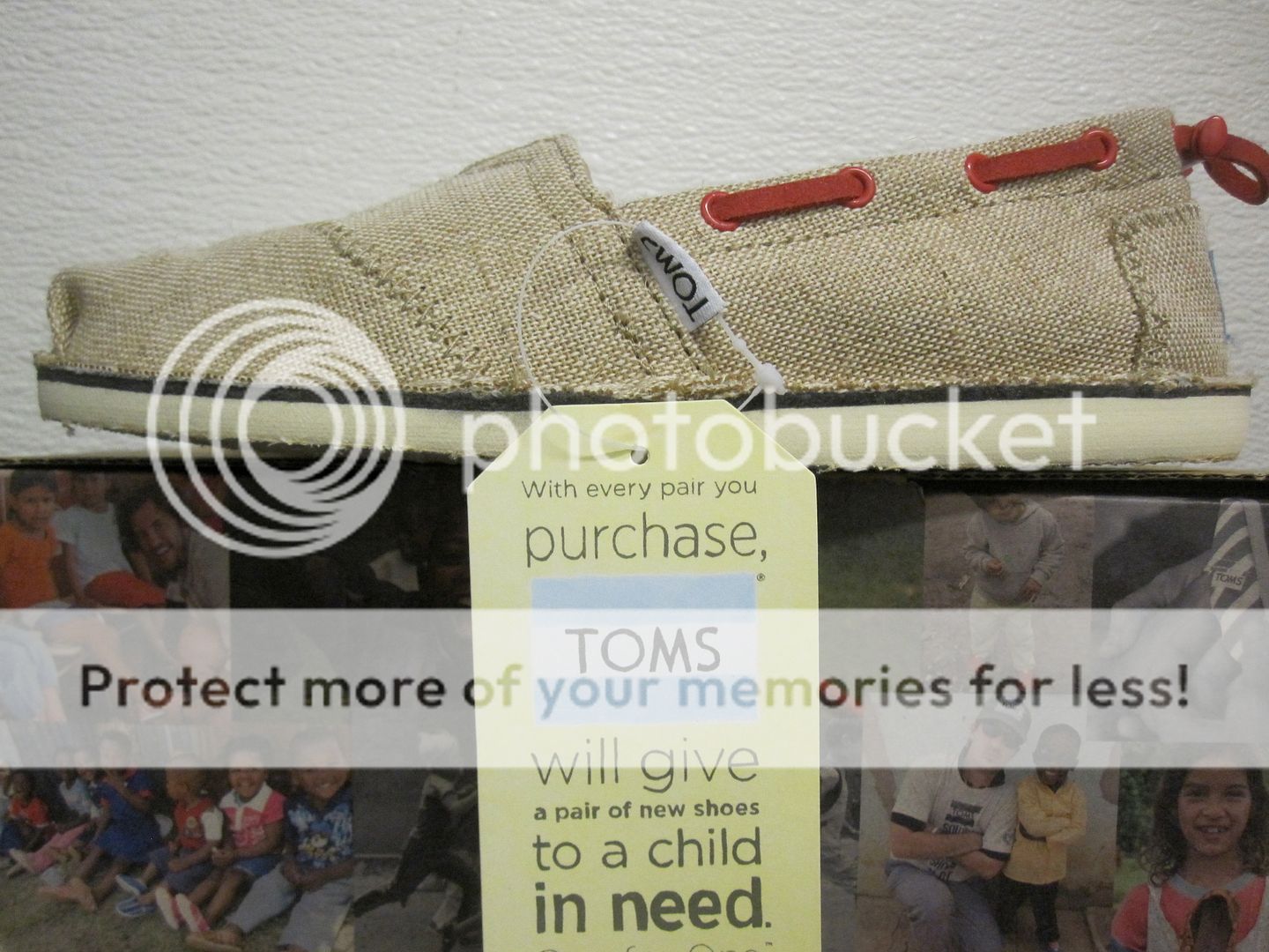 Toms Bimini Burlap Stichouts BNIB sz 5 10 $65  