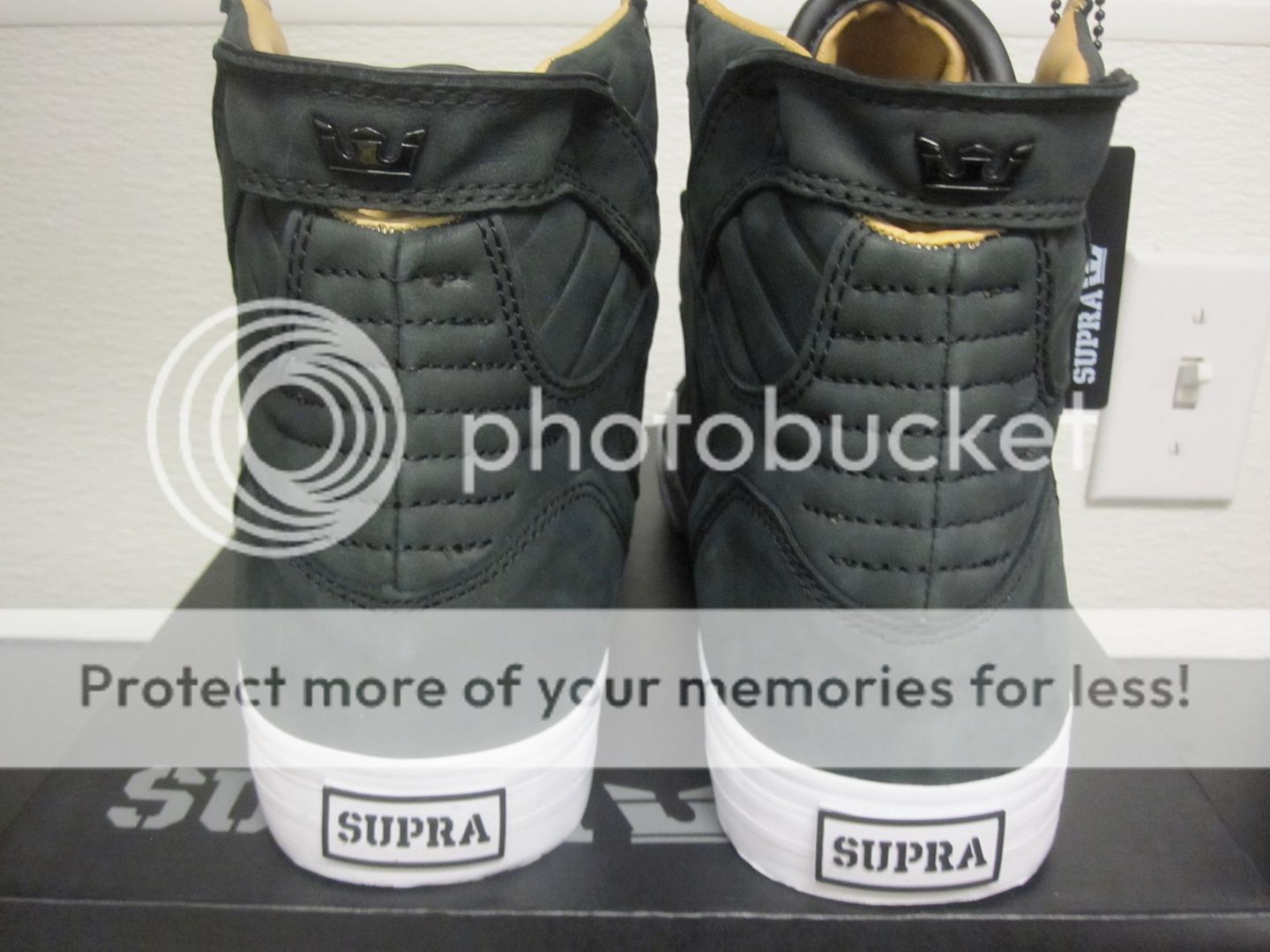 Supra Skytop Black Kid Skin sz 8 13 BNIB $160  